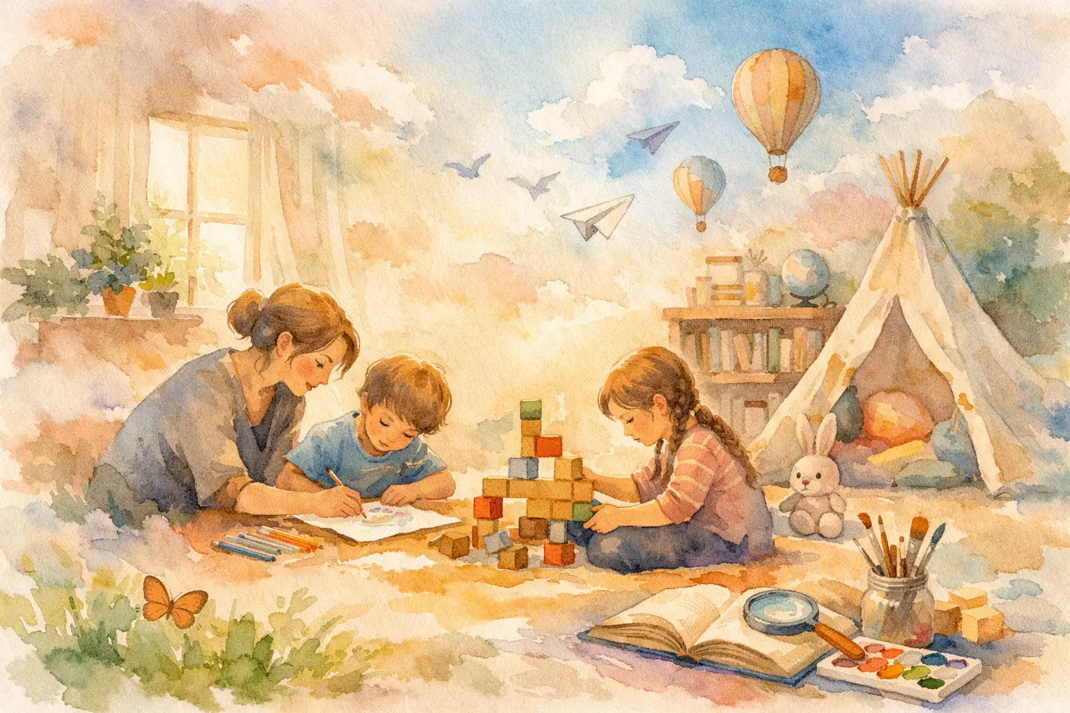 How to Create Screen Free Learning at Home