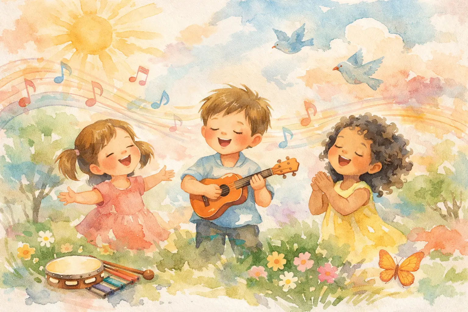 Best Positive Songs for Preschoolers to Sing