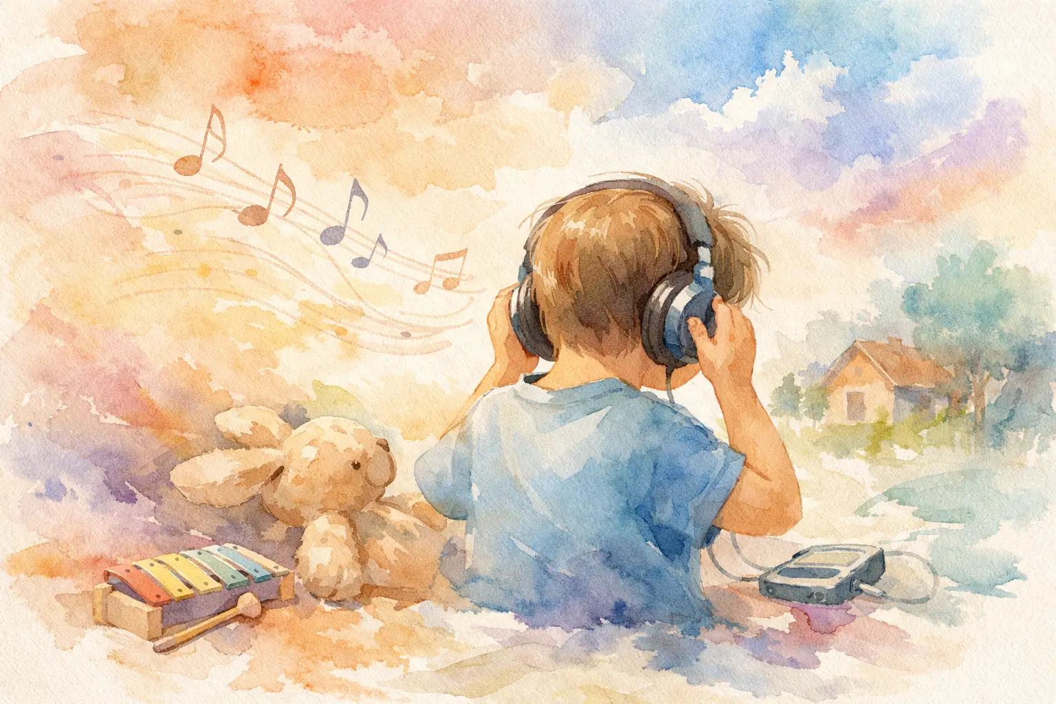 Why Children Replay Songs: A Healthy Habit?