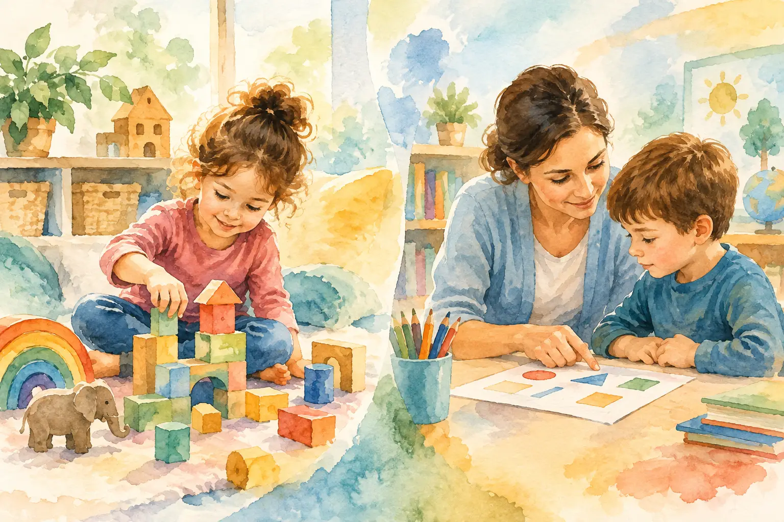 Guided Play Versus Lessons for Young Learners